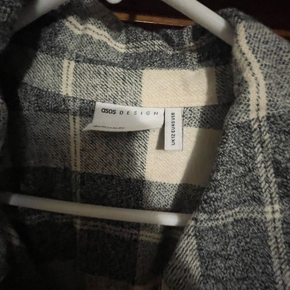 Long sleeve Jersey knit long button down dress - Picture 2 of 3